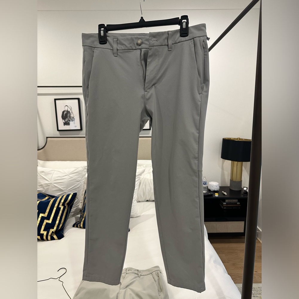 Lululemon slim fit commission pant silver drop